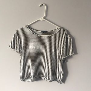 Black and white striped t-shirt size XL